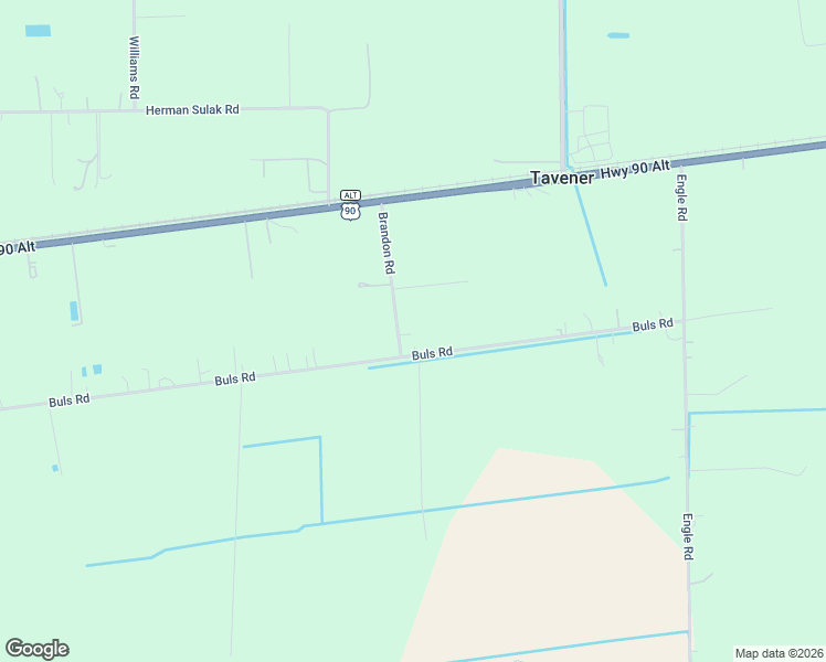 map of restaurants, bars, coffee shops, grocery stores, and more near 5006 Brandon Rd in East Bernard