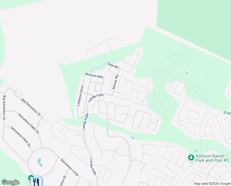 map of restaurants, bars, coffee shops, grocery stores, and more near 14723 Dogwood Bend in San Antonio