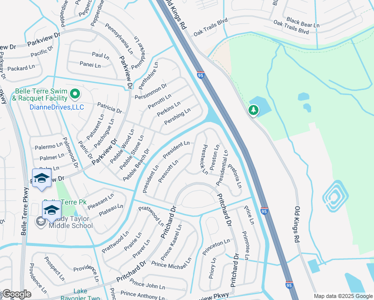 map of restaurants, bars, coffee shops, grocery stores, and more near 39 Prescott Lane in Palm Coast