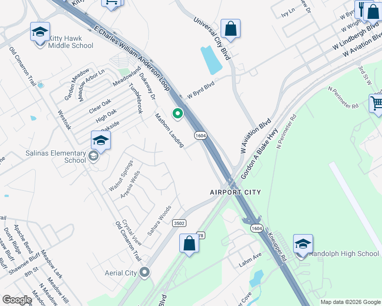 map of restaurants, bars, coffee shops, grocery stores, and more near 10702 Mathom Landing in Universal City