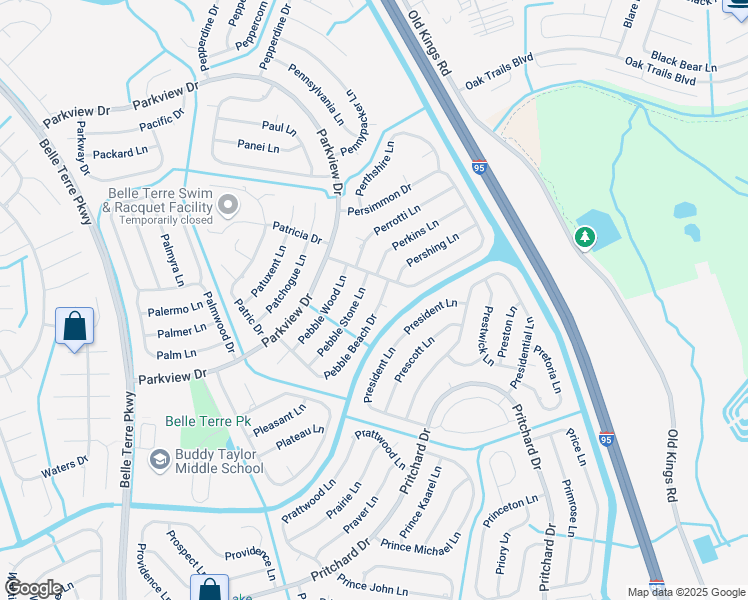 map of restaurants, bars, coffee shops, grocery stores, and more near 97 Pebble Beach Drive in Palm Coast