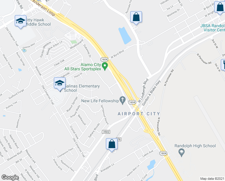 map of restaurants, bars, coffee shops, grocery stores, and more near 10614 Mathom Landing in Universal City