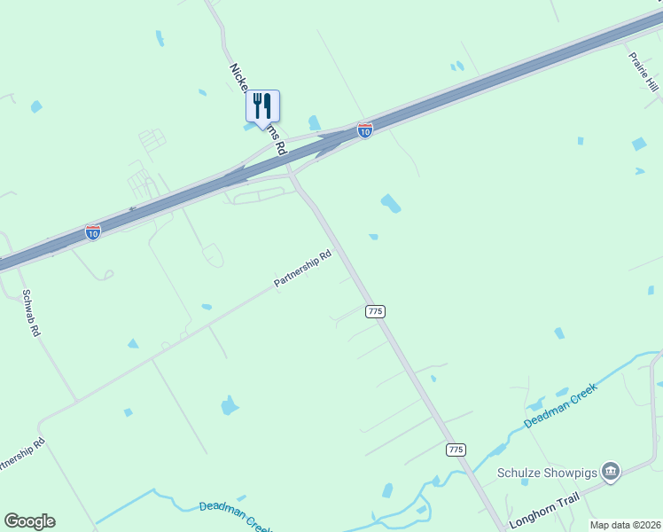 map of restaurants, bars, coffee shops, grocery stores, and more near 175 Partnership Road in Seguin