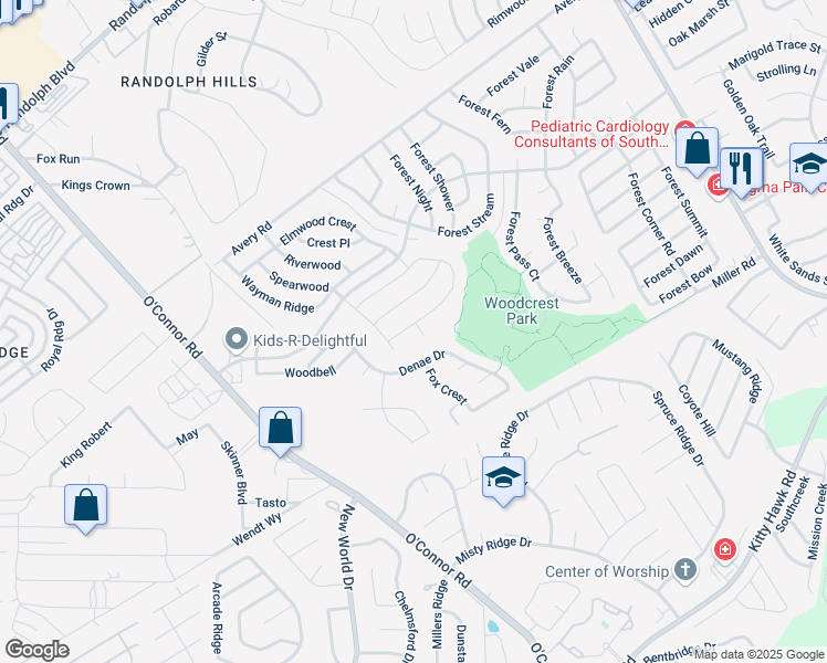 map of restaurants, bars, coffee shops, grocery stores, and more near 11116 Carlyle Springs in Live Oak