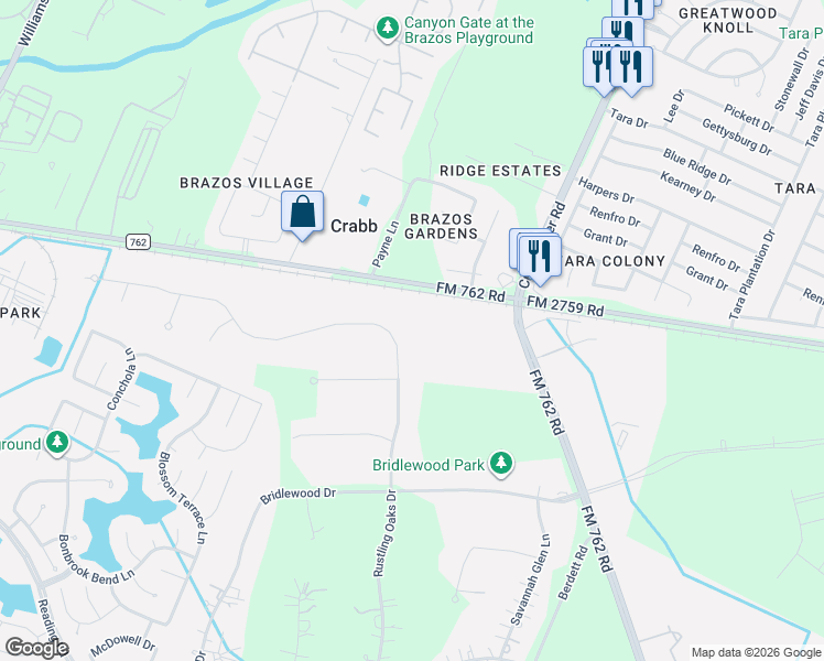 map of restaurants, bars, coffee shops, grocery stores, and more near 6703 Rustling Oaks Drive in Richmond