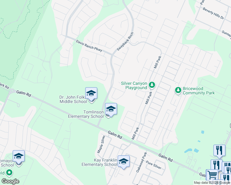 map of restaurants, bars, coffee shops, grocery stores, and more near 9928 Waddie Lane in San Antonio
