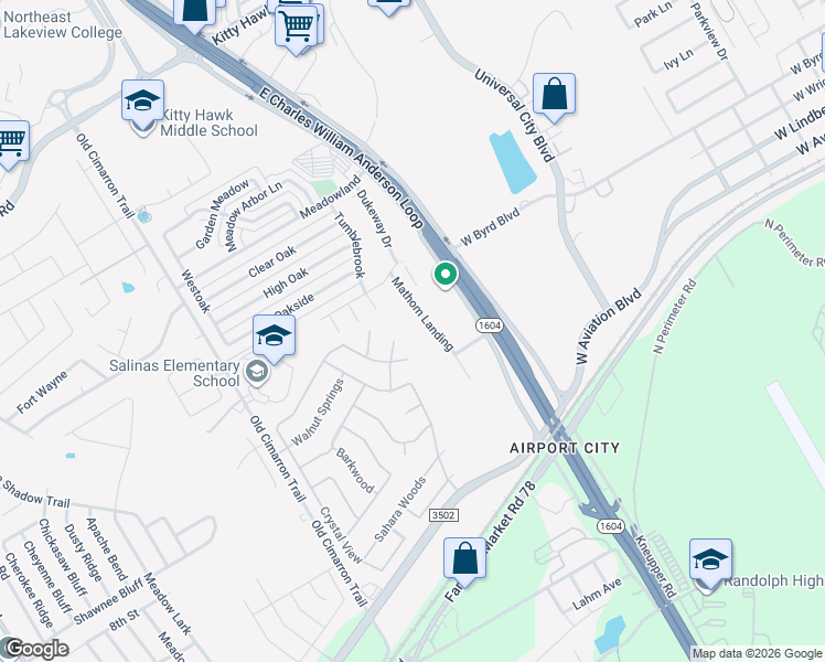 map of restaurants, bars, coffee shops, grocery stores, and more near 10719 Mathom Landing in Universal City