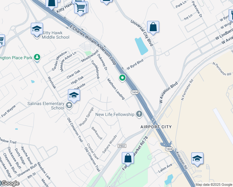 map of restaurants, bars, coffee shops, grocery stores, and more near 10723 Mathom Landing in Universal City