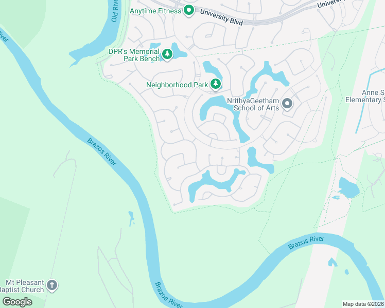 map of restaurants, bars, coffee shops, grocery stores, and more near 5715 Paroo Canyon Lane in Sugar Land