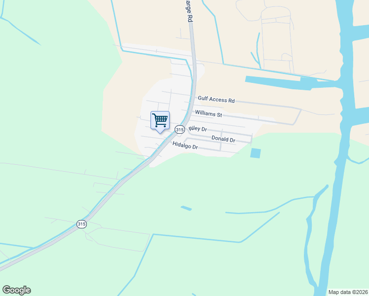 map of restaurants, bars, coffee shops, grocery stores, and more near 200 Hidalgo Drive in Houma