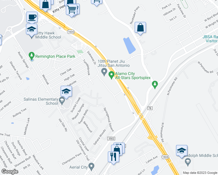 map of restaurants, bars, coffee shops, grocery stores, and more near 10722 Mathom Landing in Universal City