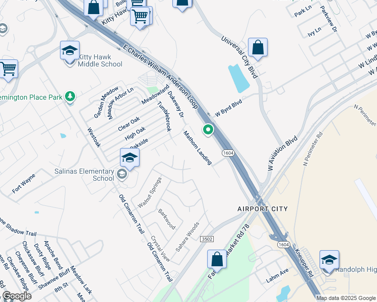 map of restaurants, bars, coffee shops, grocery stores, and more near 10810 Mathom Landing in Universal City