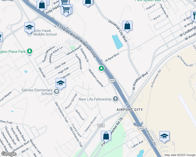 map of restaurants, bars, coffee shops, grocery stores, and more near 10726 Mathom Landing in Universal City