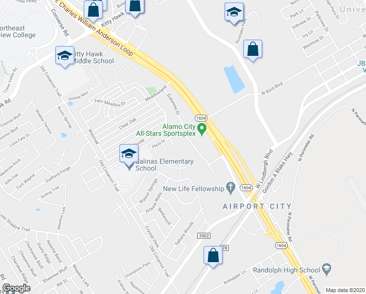 map of restaurants, bars, coffee shops, grocery stores, and more near 490 Tumblebrook in Universal City