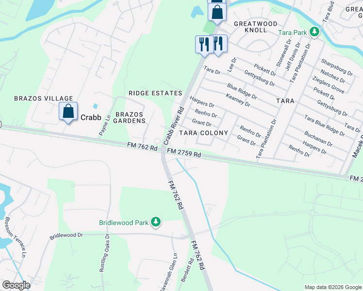 map of restaurants, bars, coffee shops, grocery stores, and more near 102 Willoughby Court in Richmond