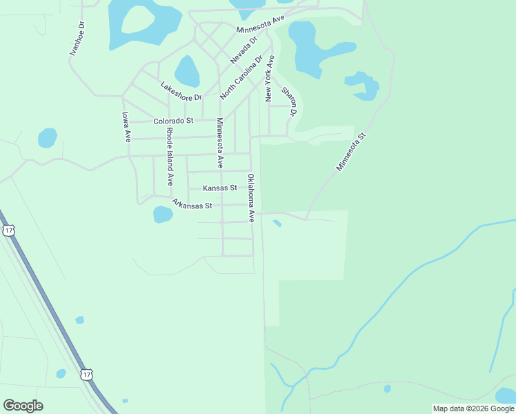 map of restaurants, bars, coffee shops, grocery stores, and more near 134 Oklahoma Avenue in Satsuma
