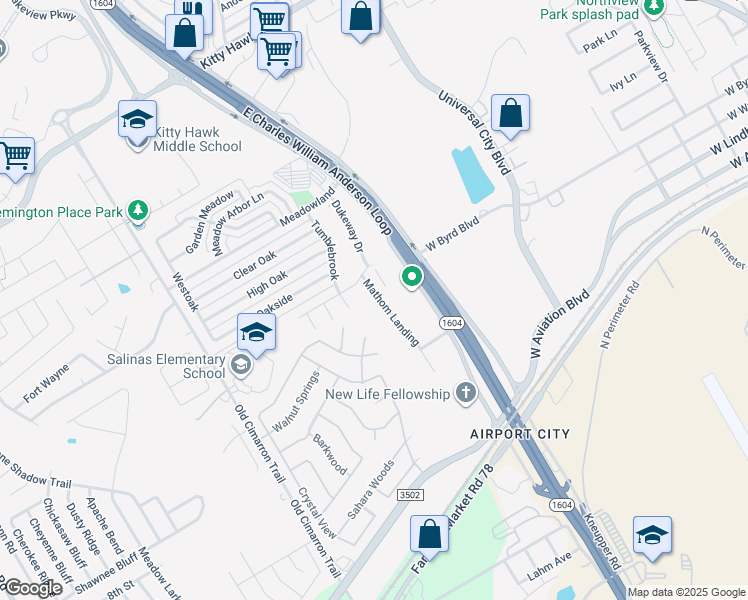 map of restaurants, bars, coffee shops, grocery stores, and more near 10815 Mathom Landing in Universal City