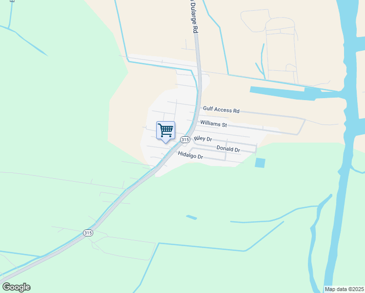 map of restaurants, bars, coffee shops, grocery stores, and more near in Terrebonne Parish