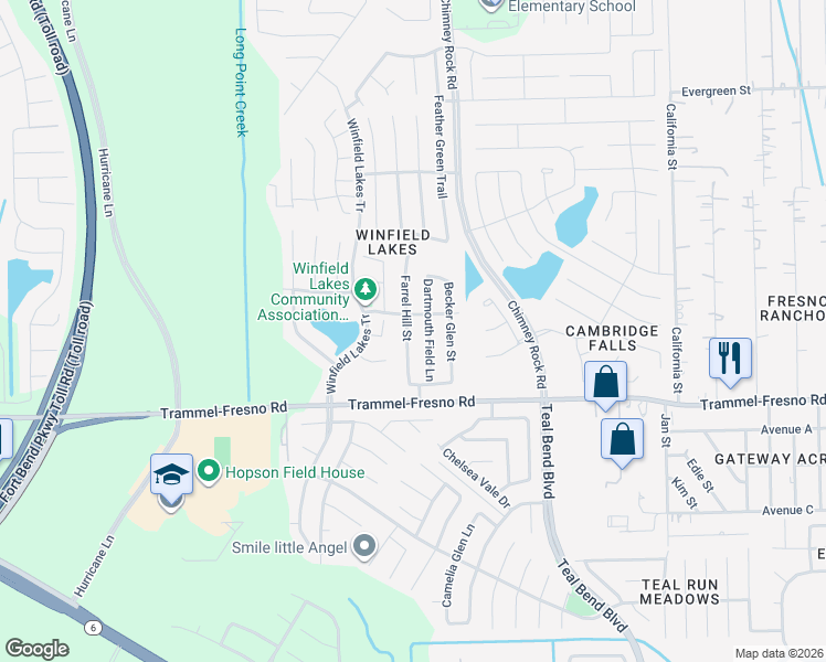 map of restaurants, bars, coffee shops, grocery stores, and more near 3322 Dartmouth Field Lane in Fresno