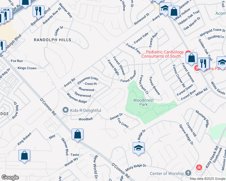 map of restaurants, bars, coffee shops, grocery stores, and more near 7069 Hayes Horizon in Live Oak