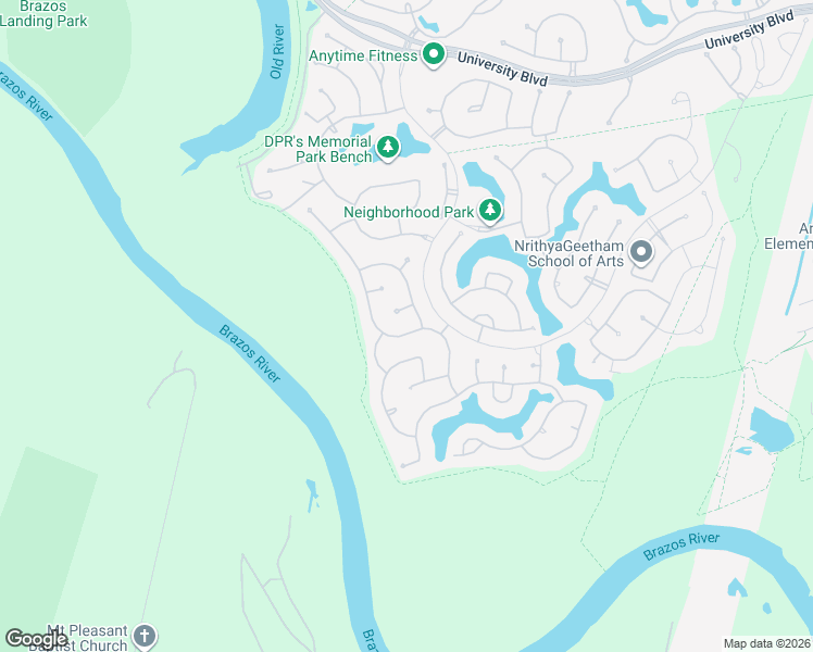 map of restaurants, bars, coffee shops, grocery stores, and more near 5634 Clouds Creek Lane in Sugar Land