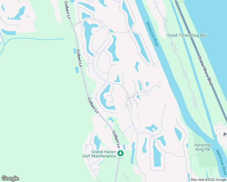 map of restaurants, bars, coffee shops, grocery stores, and more near 2 Gleneagles Place in Palm Coast