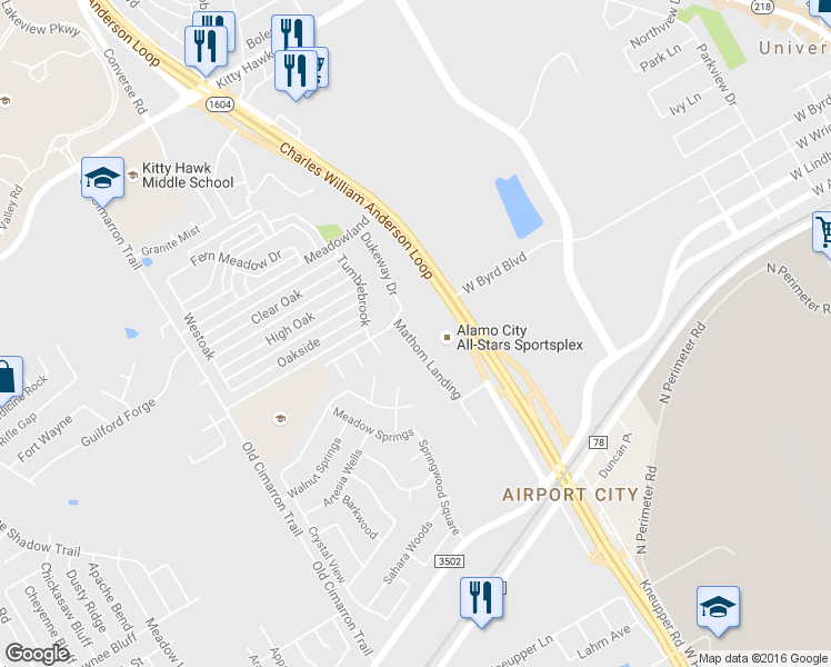 map of restaurants, bars, coffee shops, grocery stores, and more near 10810 Mathom Landing in Universal City