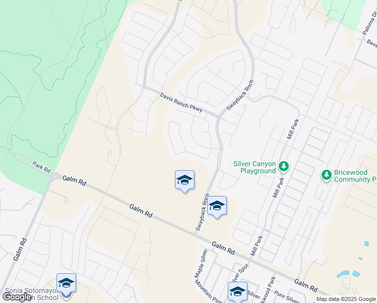 map of restaurants, bars, coffee shops, grocery stores, and more near Bianca Mill Way in San Antonio
