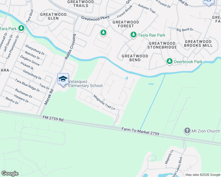 map of restaurants, bars, coffee shops, grocery stores, and more near 706 Yaupon Creek Lane in Richmond