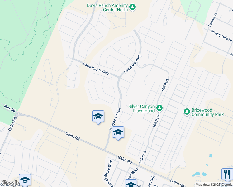 map of restaurants, bars, coffee shops, grocery stores, and more near 10219 Cactus Hills in San Antonio