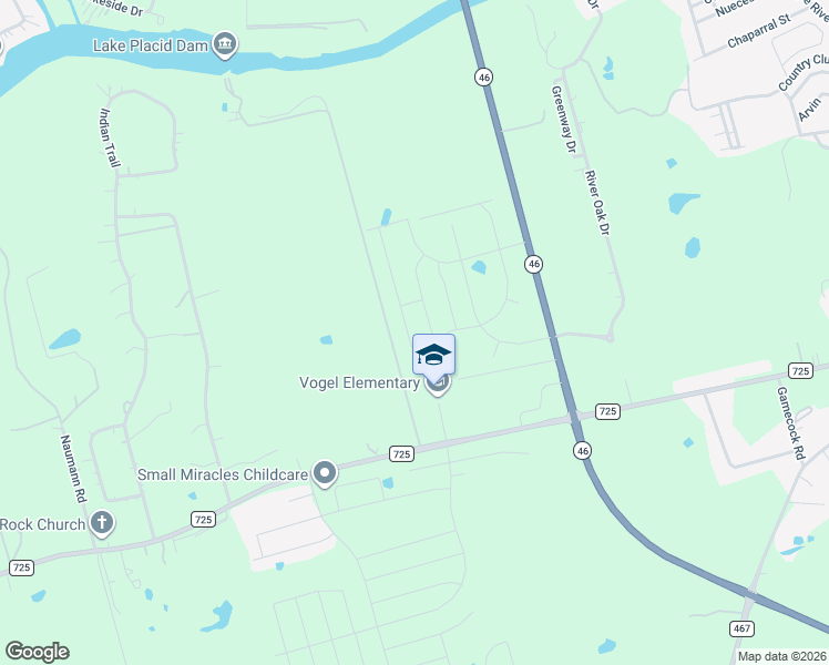 map of restaurants, bars, coffee shops, grocery stores, and more near 2707 West Kingsbury Street in Seguin