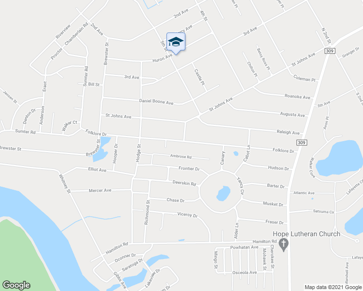 map of restaurants, bars, coffee shops, grocery stores, and more near 237 Folklore Drive in Satsuma