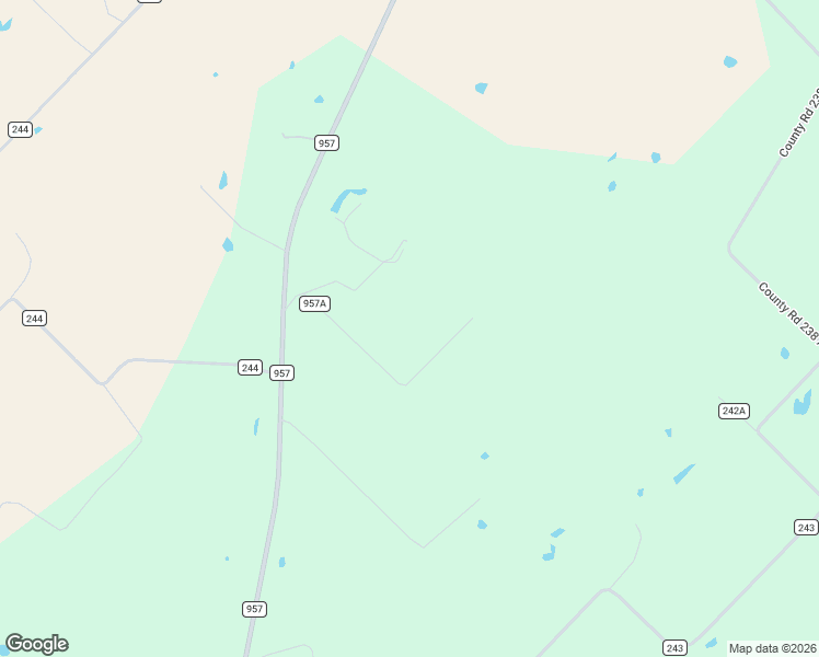 map of restaurants, bars, coffee shops, grocery stores, and more near 446 County Road 957A in Hallettsville