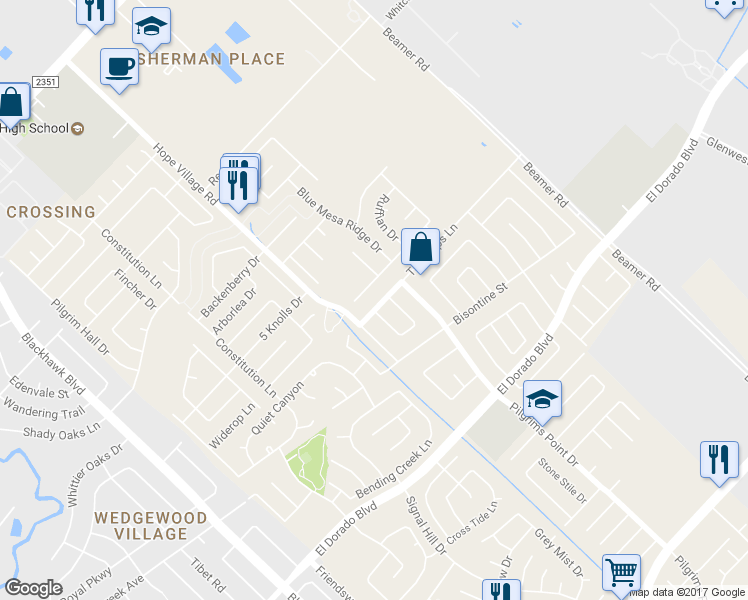 map of restaurants, bars, coffee shops, grocery stores, and more near 2530 Tall Ships Dr in Friendswood