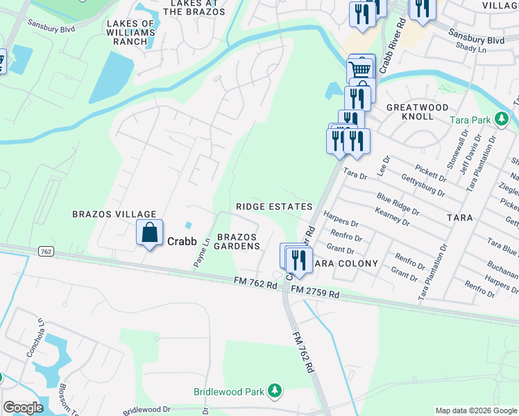 map of restaurants, bars, coffee shops, grocery stores, and more near 5611 Rabb Ridge Drive in Richmond