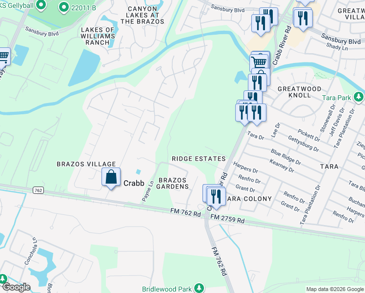 map of restaurants, bars, coffee shops, grocery stores, and more near 5611 Rabb Ridge Drive in Richmond