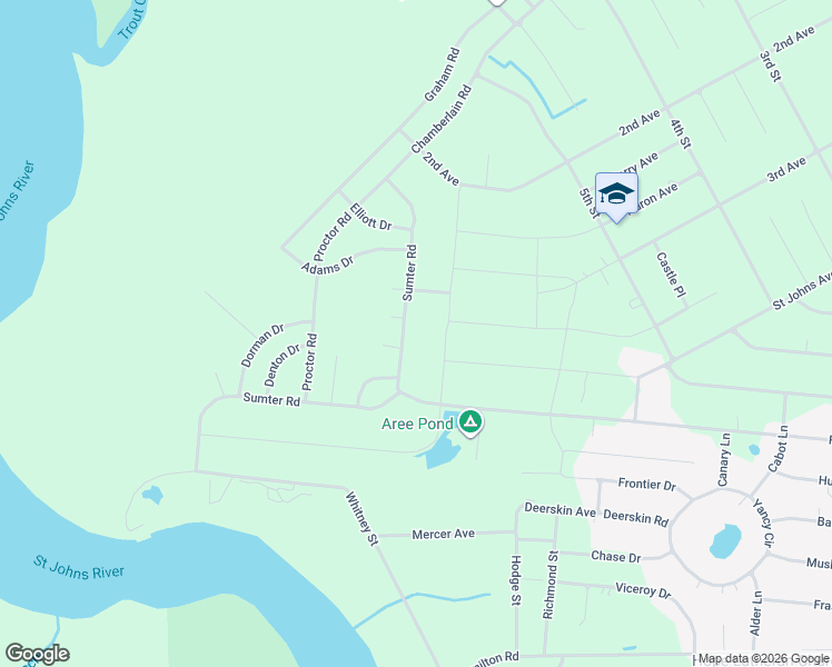map of restaurants, bars, coffee shops, grocery stores, and more near 178 Sumter Road in Satsuma