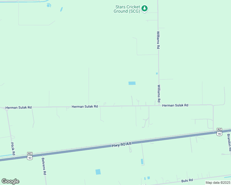 map of restaurants, bars, coffee shops, grocery stores, and more near 12006 Herman Sulak Road in East Bernard