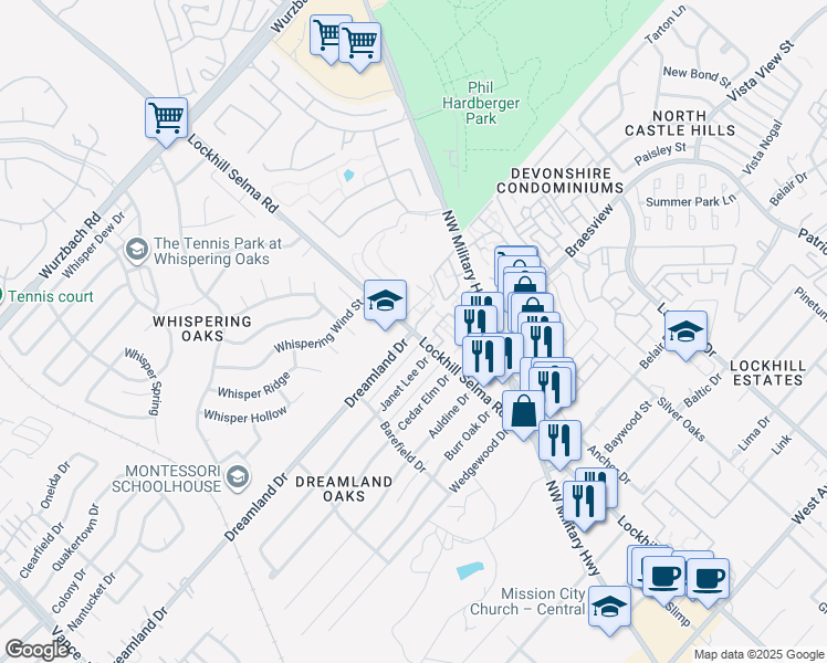 Lockhill Selma Rd & Dreamland Dr, San Antonio TX Walk Score