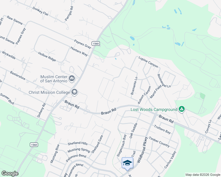 map of restaurants, bars, coffee shops, grocery stores, and more near 10732 Texas Star in Helotes