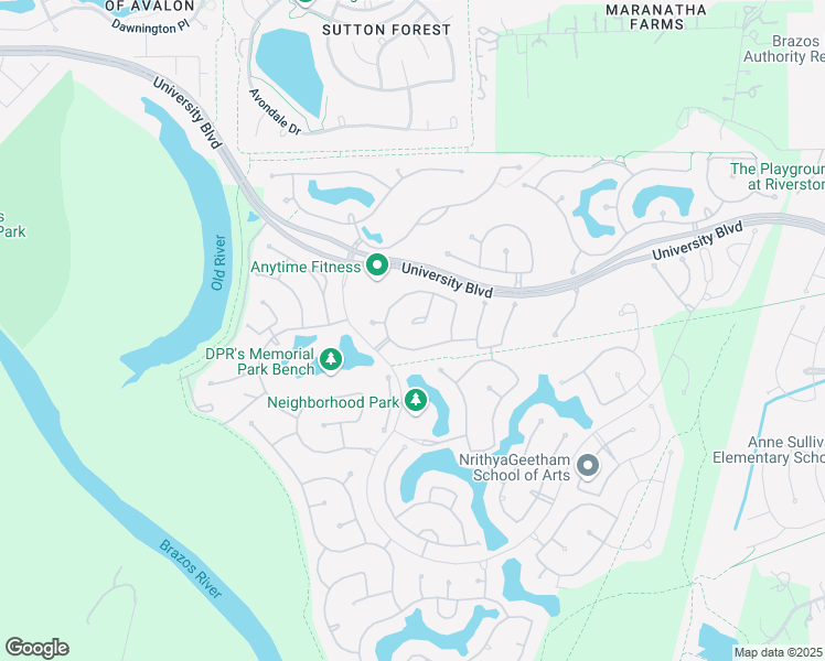 map of restaurants, bars, coffee shops, grocery stores, and more near 5127 Jackson Ponds Court in Sugar Land