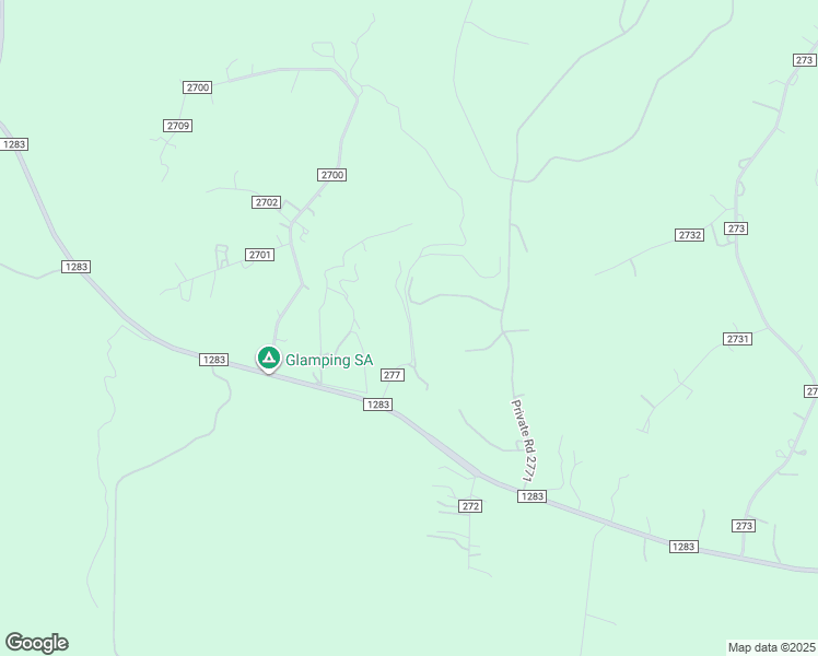 map of restaurants, bars, coffee shops, grocery stores, and more near County Road 277 in Mico