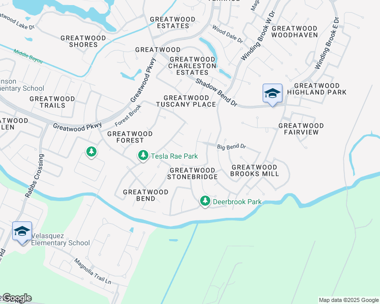 map of restaurants, bars, coffee shops, grocery stores, and more near 1311 Summer Forest Drive in Sugar Land