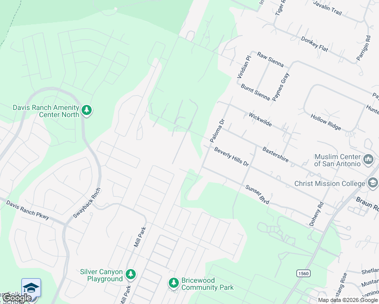 map of restaurants, bars, coffee shops, grocery stores, and more near 11051 Paloma Drive in Helotes