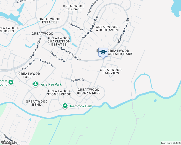 map of restaurants, bars, coffee shops, grocery stores, and more near 8410 Twining Trail Lane in Sugar Land