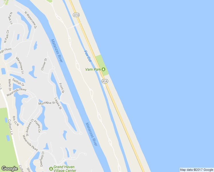 map of restaurants, bars, coffee shops, grocery stores, and more near 3177 A1A Scenic and Historic Coastal Byway in Flagler Beach