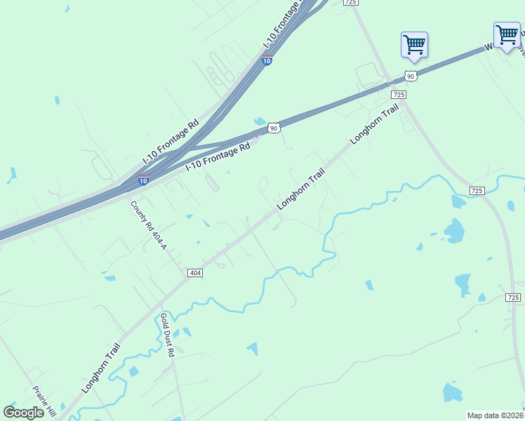 map of restaurants, bars, coffee shops, grocery stores, and more near 744 Longhorn Trail in Seguin