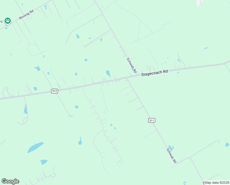 map of restaurants, bars, coffee shops, grocery stores, and more near 2504 Schwab Road in Seguin