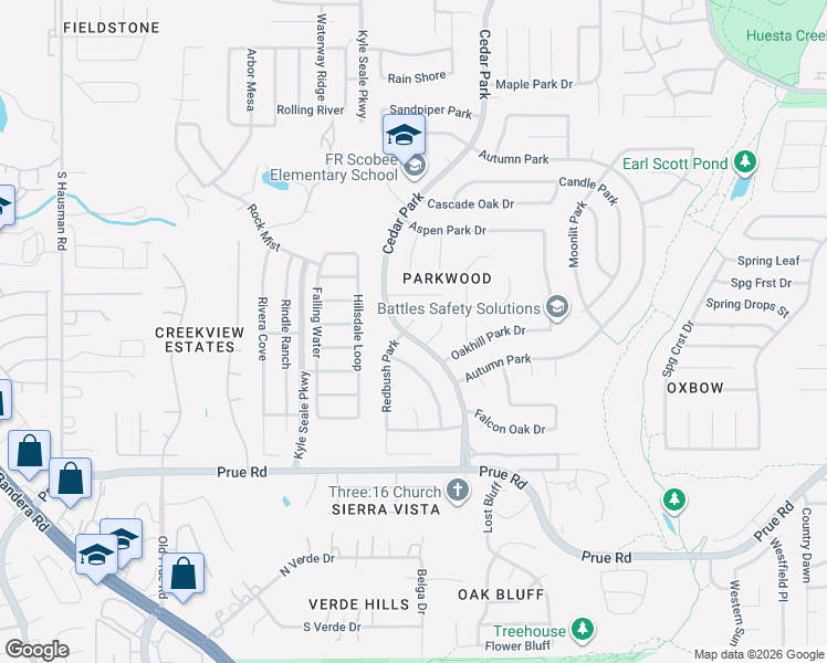 map of restaurants, bars, coffee shops, grocery stores, and more near in San Antonio