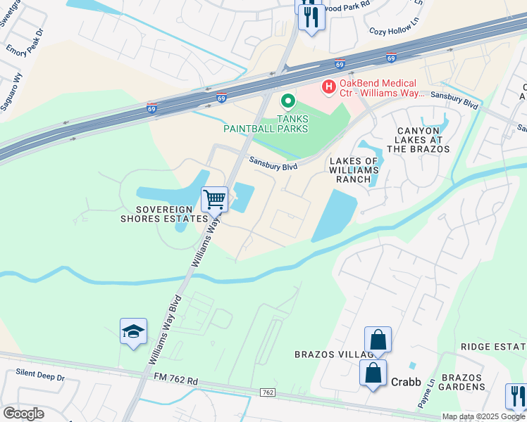 map of restaurants, bars, coffee shops, grocery stores, and more near 39 Cadence Court in Richmond